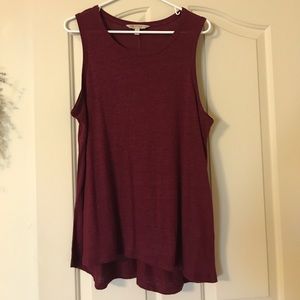 Banana Republic medium oversized linen tank