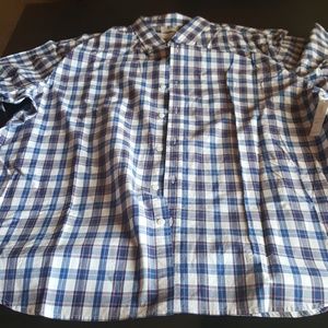 Men's Classic Plaid Shirt Big and Tall