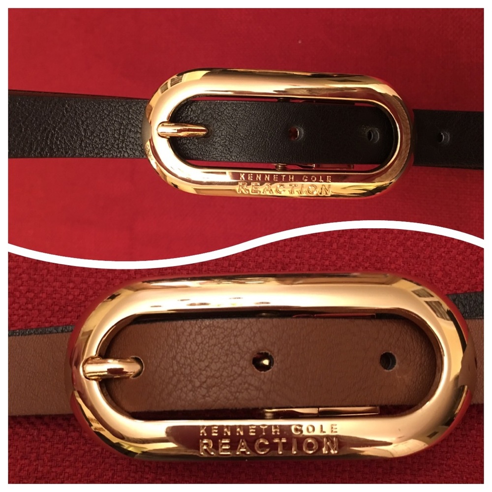Kenneth Cole Reaction reversible belt.