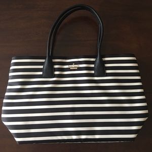 EUC Kate Spade Striped Catie Tote