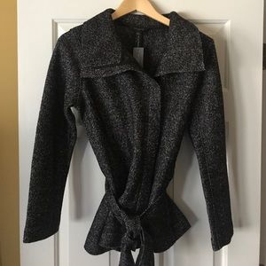 Ann Taylor 3/4 length coat with front zipper.  NEW