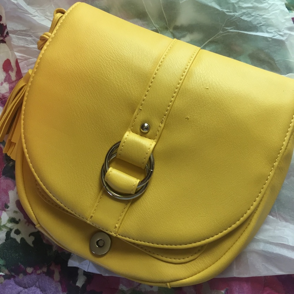 Yellow Avon Purse