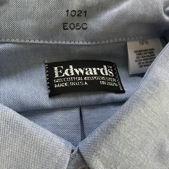 NWOT Edwards Button Down Shirt - Picture 6 of 6