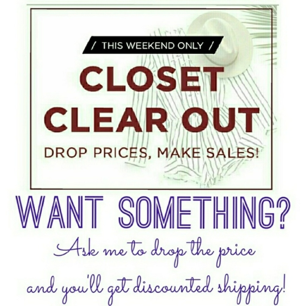 closet clear out!!