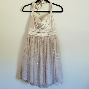 Gold/Bronze Charlotte Russe Party Dress