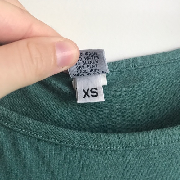 Adorable green and black cotton dress! Size XS - Picture 4 of 5