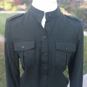 Army Green Military Style Tunic