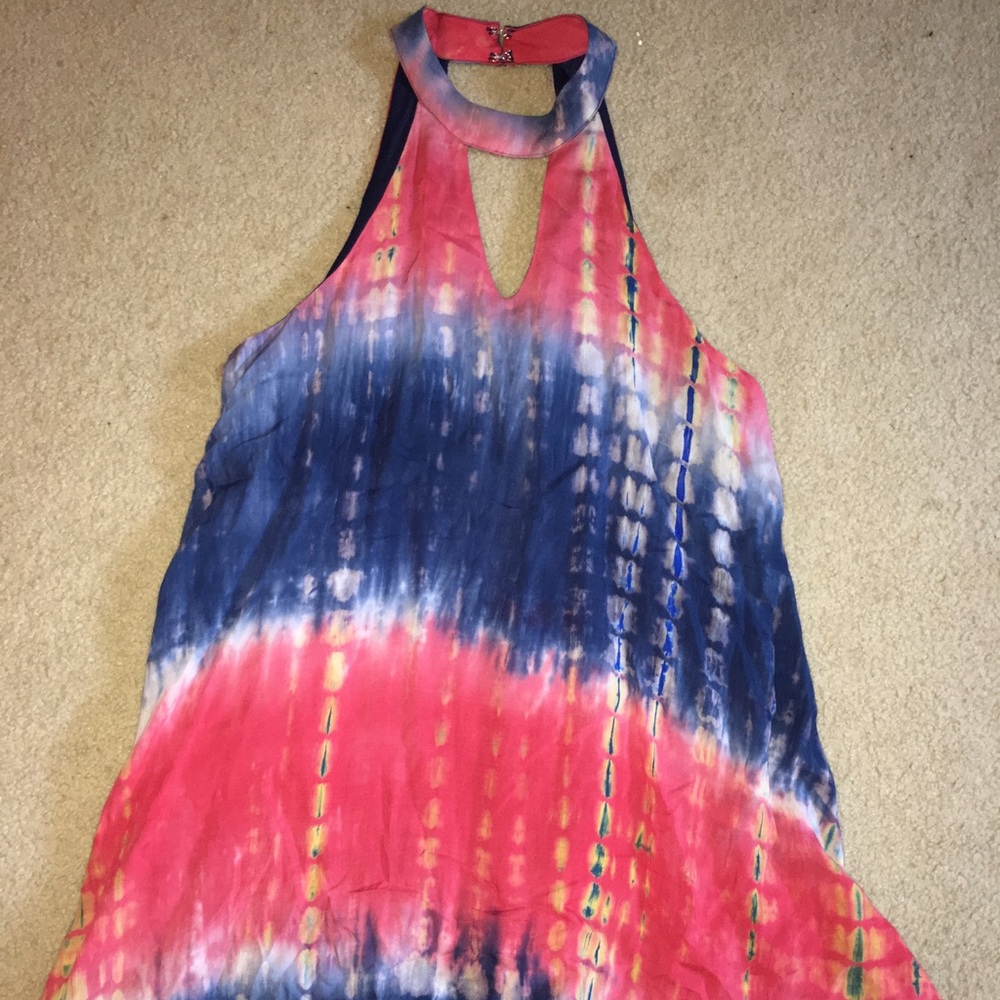 High neck dress