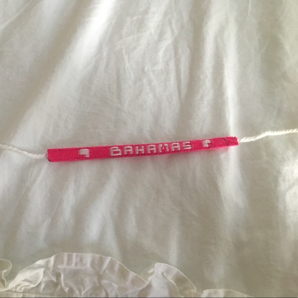 Bahamas tie bracelet