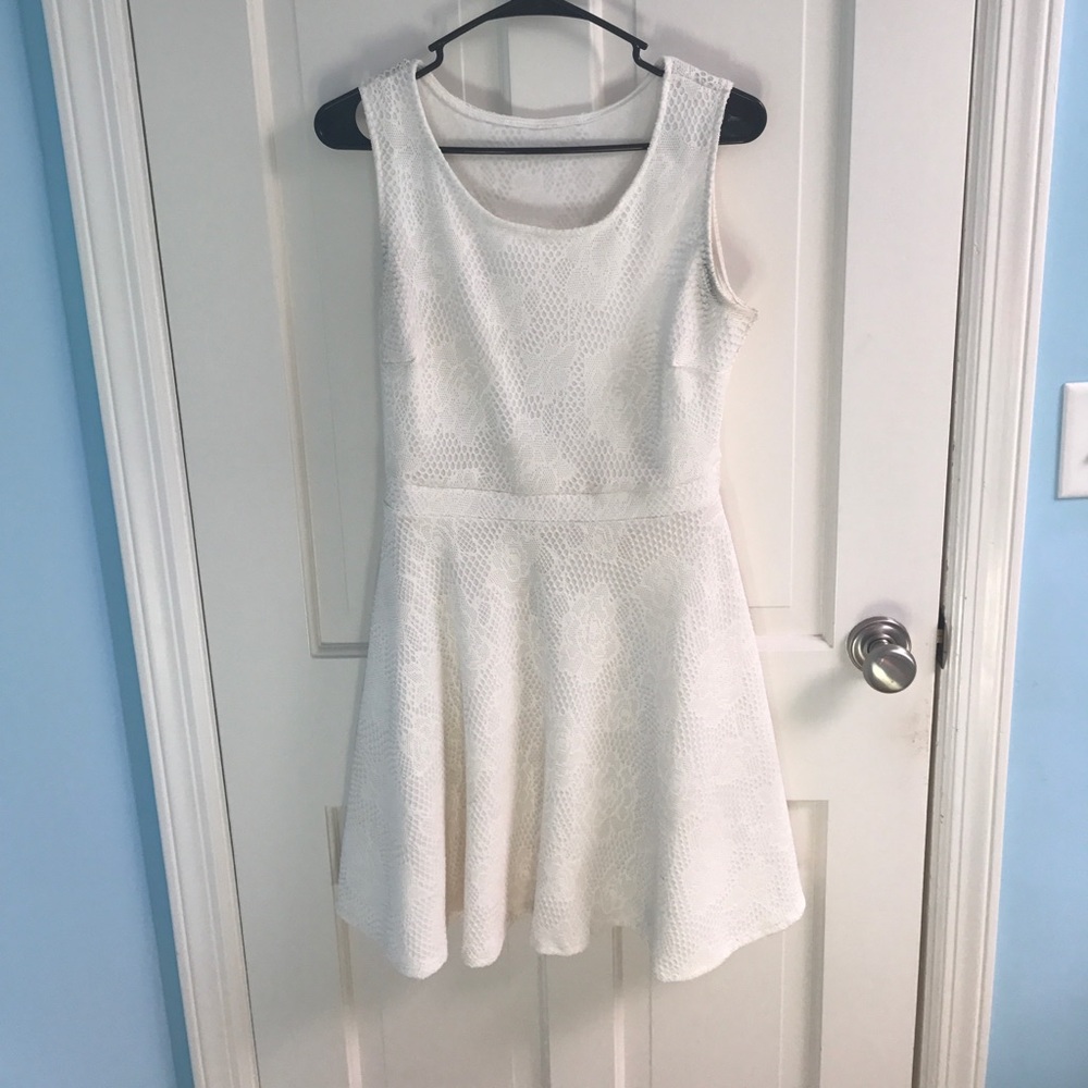 White Skater Dress