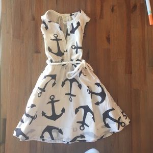 Crew cuts anchor dress