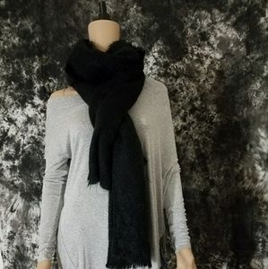 Free People Koda Brushed Black Scarf 84" Free People Koda Brushed Black Scarf 84"