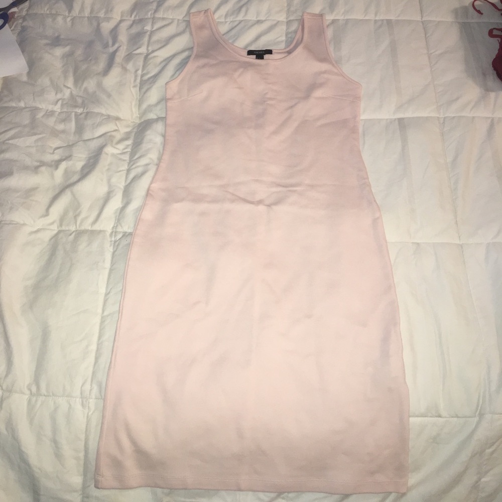 Beautiful light pink bodycon stretch dress