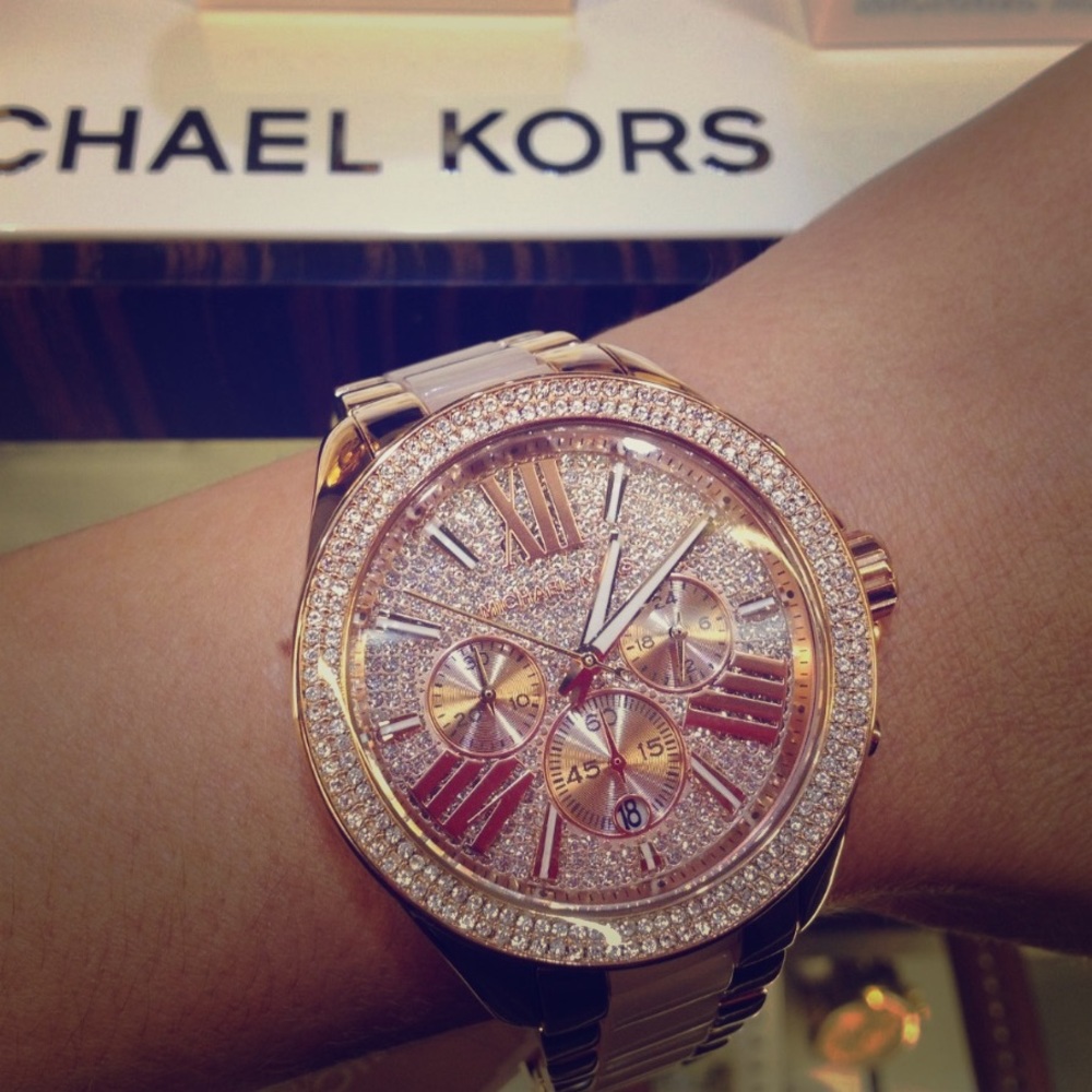 Michael Kors Rose Gold Wren Watch