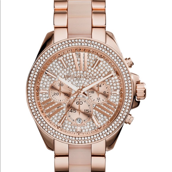 Michael Kors Rose Gold Wren Watch - Picture 2 of 3