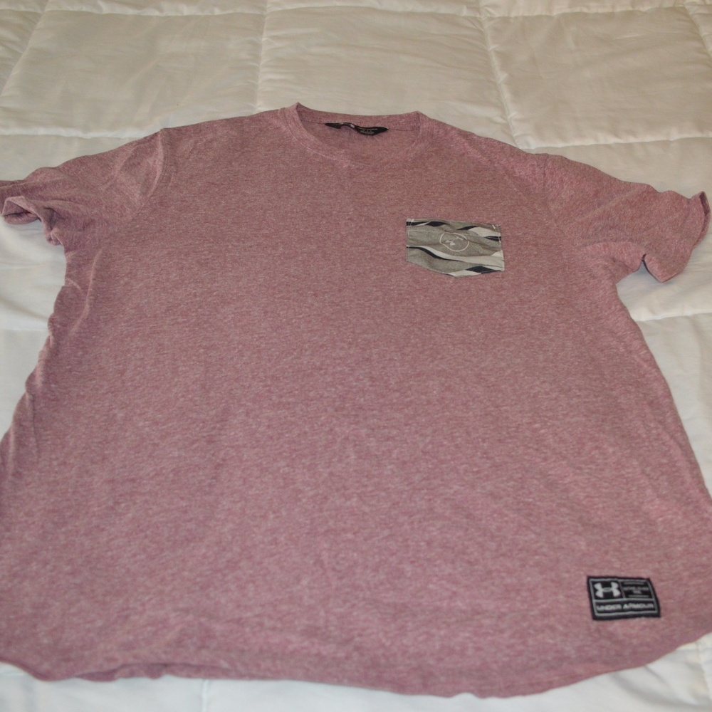 Under Armour Tri-Blend Pocket Tee Size Large
