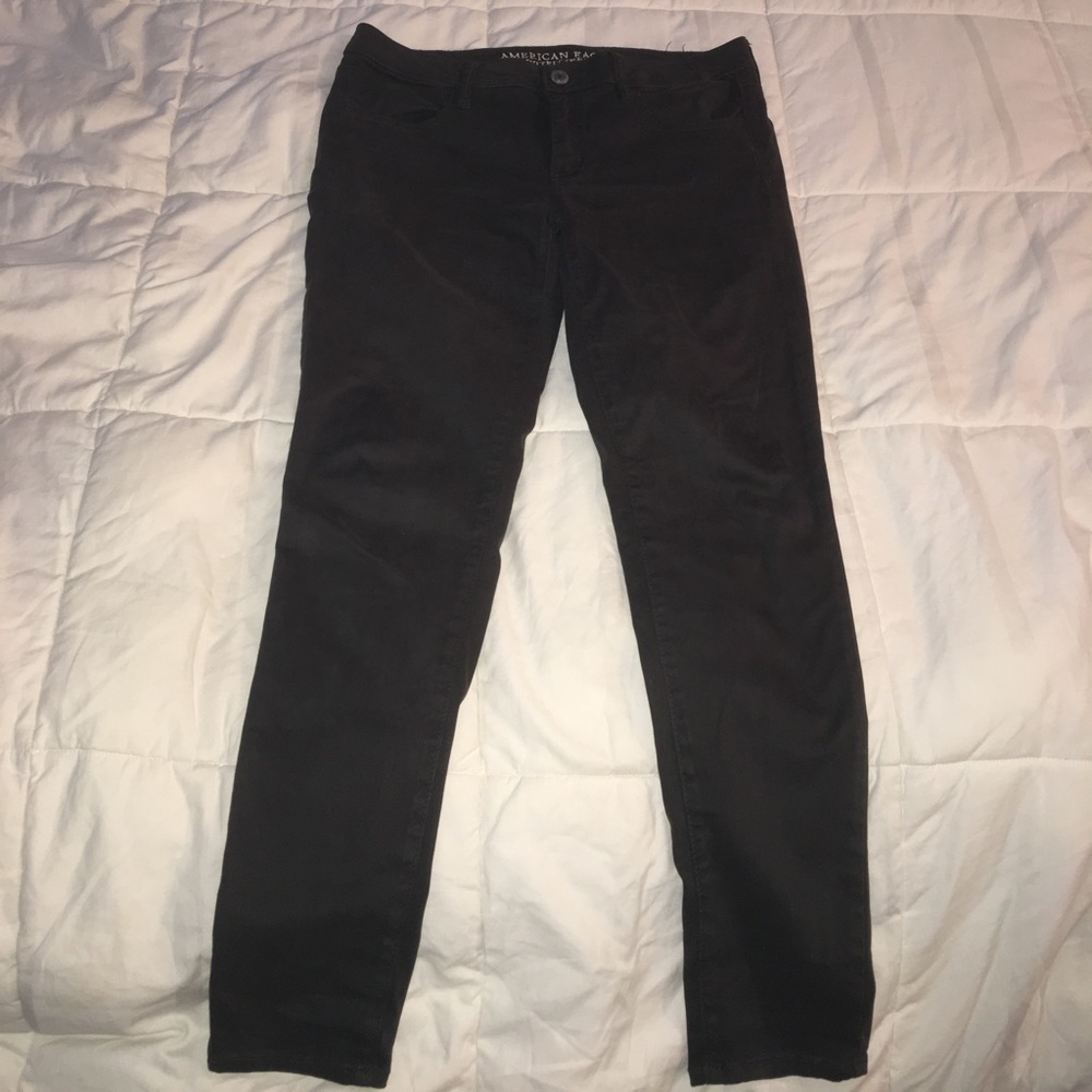 Never been worn forest green AEO Sateen Jegging