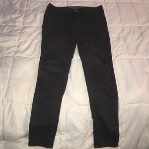 Never been worn forest green AEO Sateen Jegging