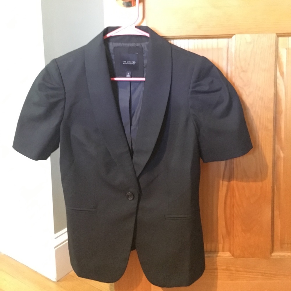 The Limited Black Collection short sleeve blazer