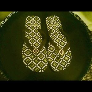 Tory Burch Flip Flops. Size 9. Worn Once.