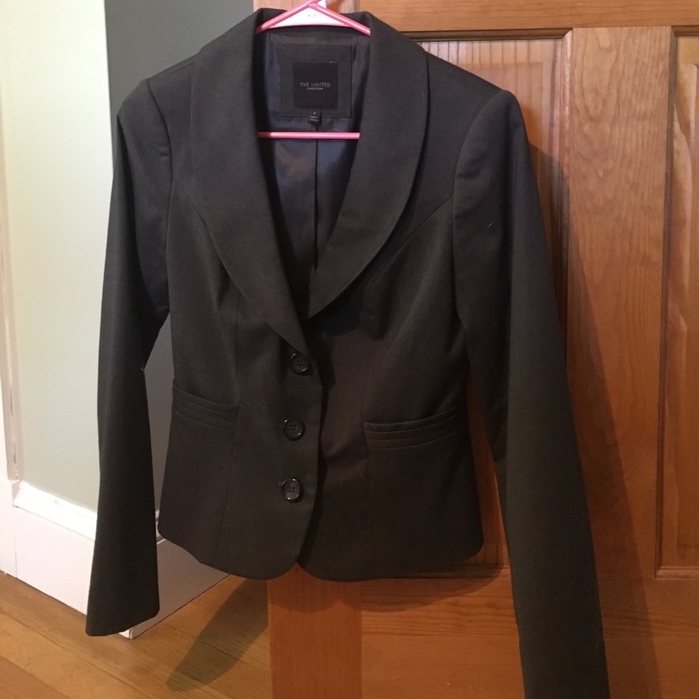 The Limited grey work blazer