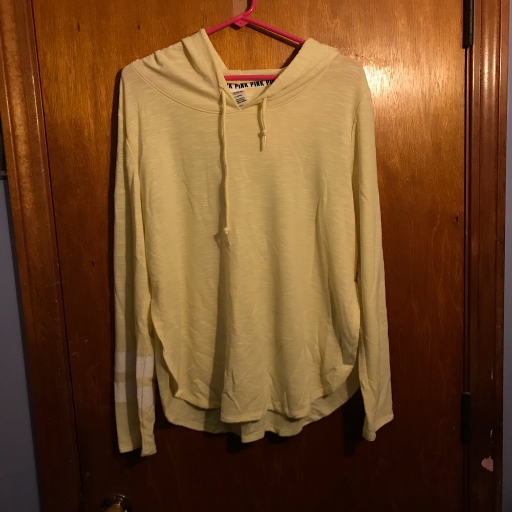 VS PINK Pale Yellow Sweater