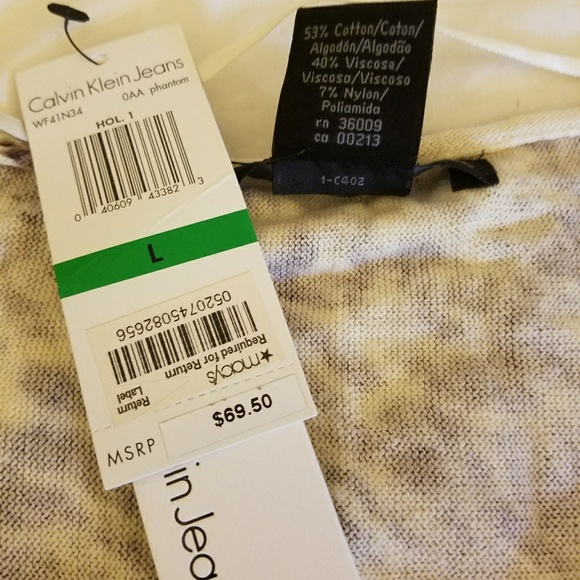 Calvin Klein sweater NWT - Picture 3 of 3