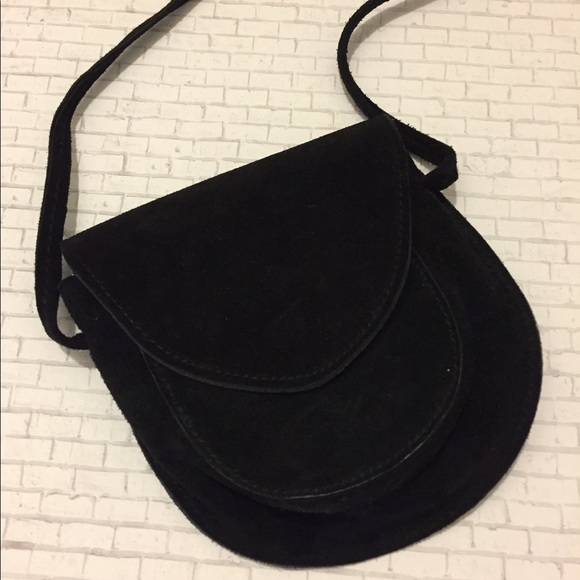 LA DOLCEVITA Handbags - ⬇️ 🎉HP🎉 La dolcevita black suede cross-body