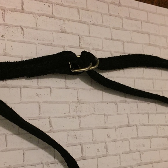 ⬇️ 🎉HP🎉 La dolcevita black suede cross-body - Picture 5 of 6