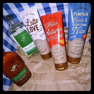 Lotion and Bath salts and body wash