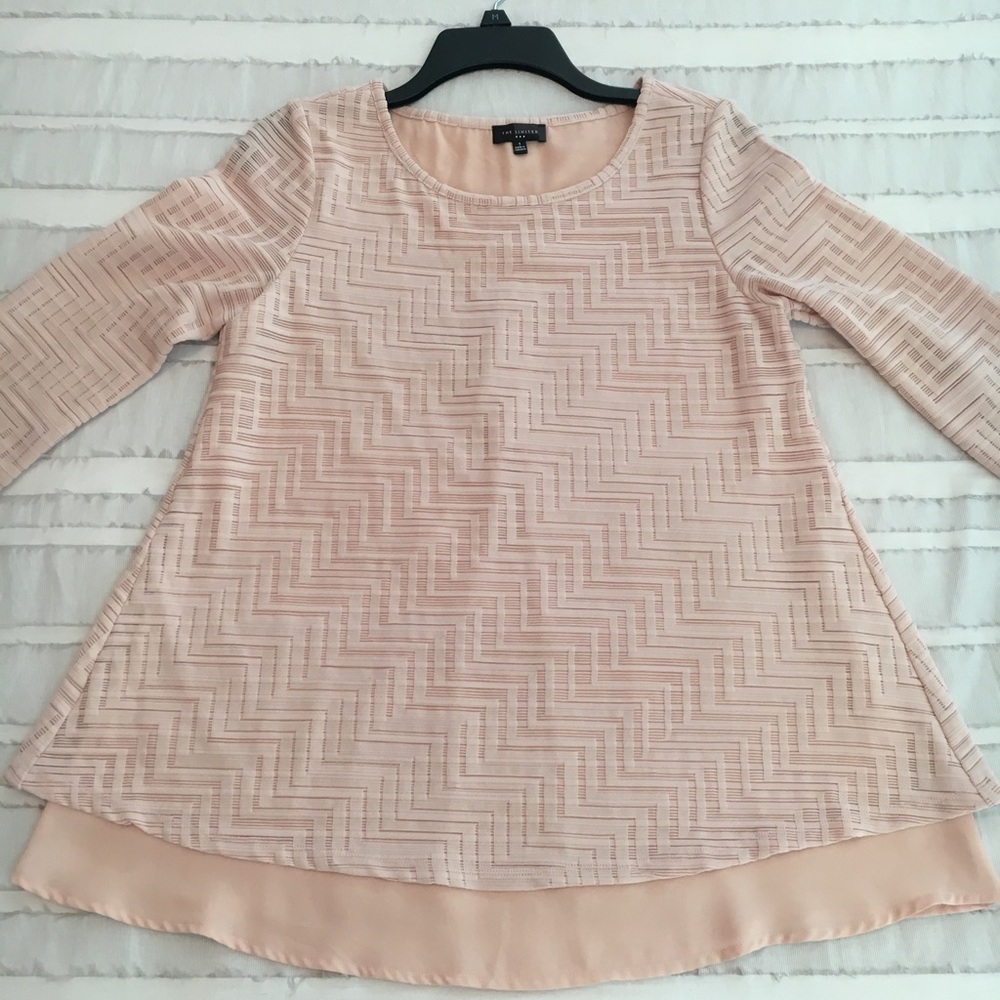 The Limited Double Layer Long Sleeve Blouse