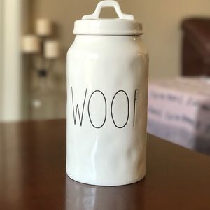 Rae Dunn Ceramic Woof Canister