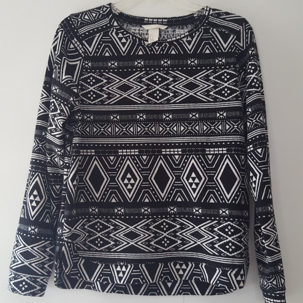 Tribal print sweater