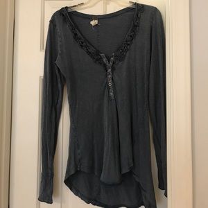 Free People Long Sleeve Button Shirt