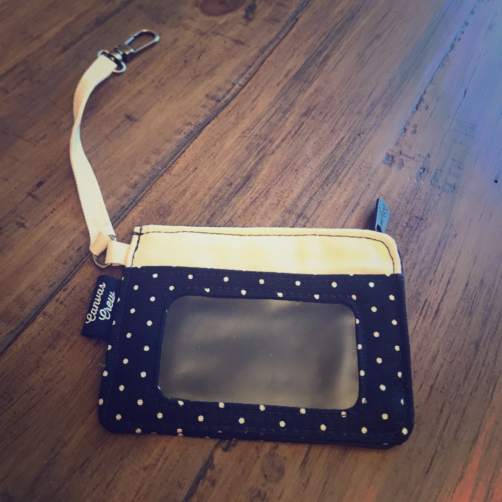 Thirty One Canvas Crew Navy Card Holder