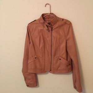 American Rag Womens Leather Jacket Large Size