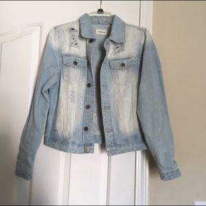 iconic denim jacket fashion nova
