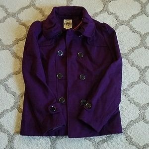 Purple Hydraulic pea coat