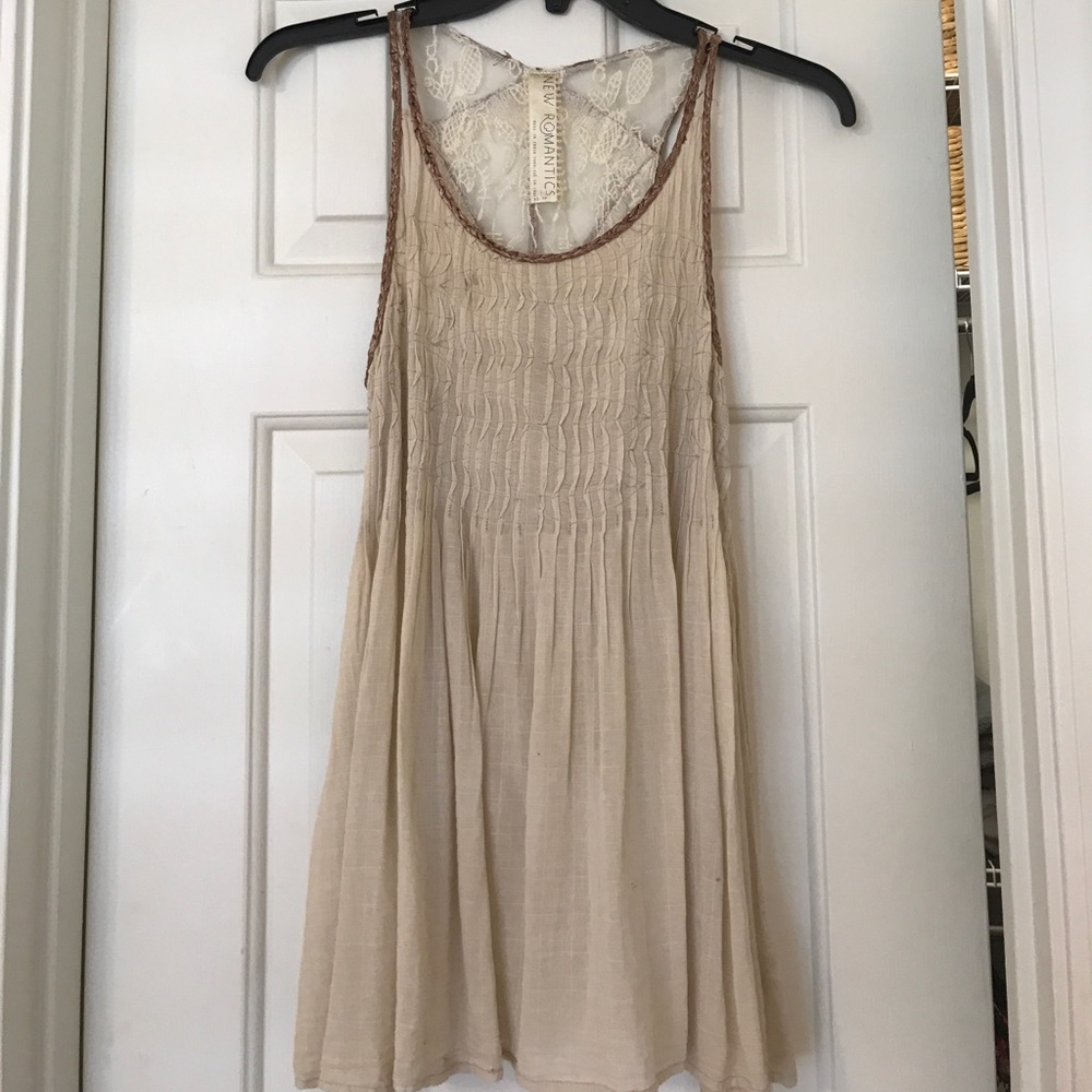 Free People Cream Tank