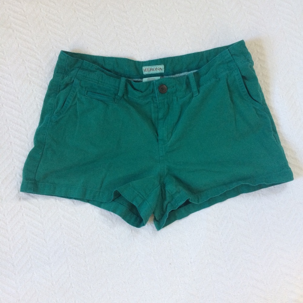 Teal shorts