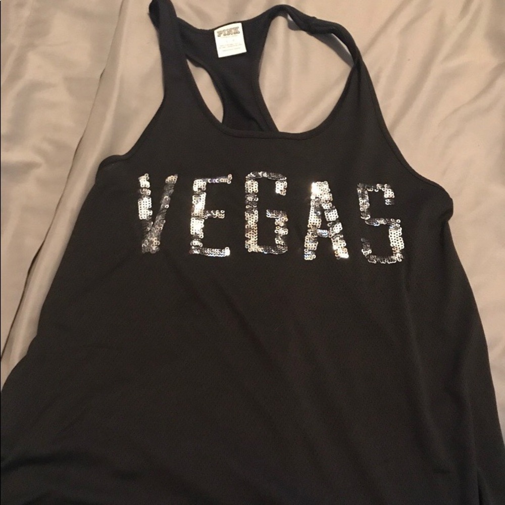 Victoria's Secret Pink Vegas Bling Tank
