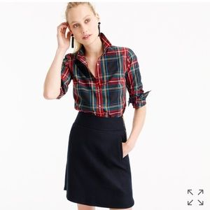 Jcrew plaid button down