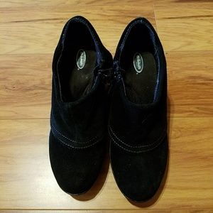 Women Dr. Scholls Black Wedge Shoes 7.5