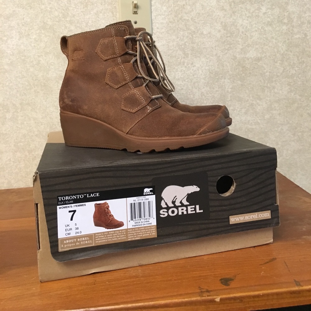Women’s Sorel Toronto Lace Water Proof  Wedge