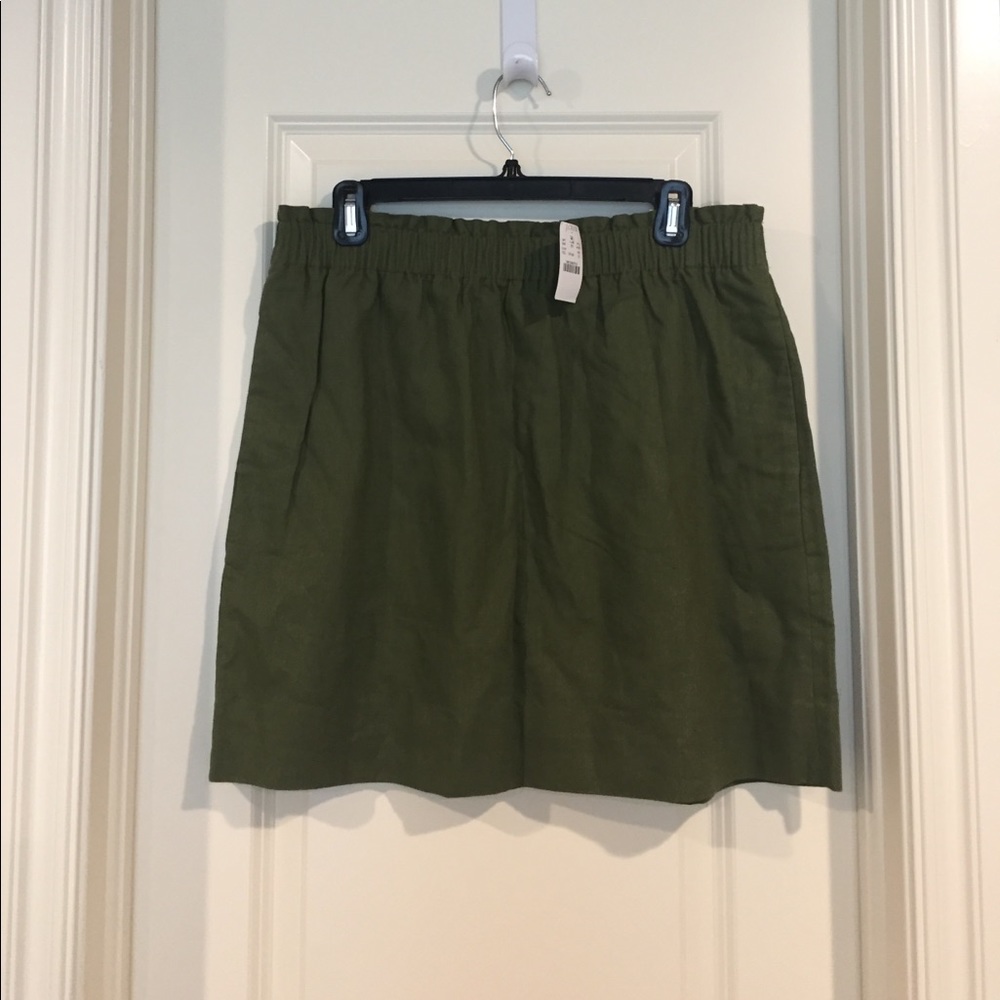 JCREW Olive Skirt