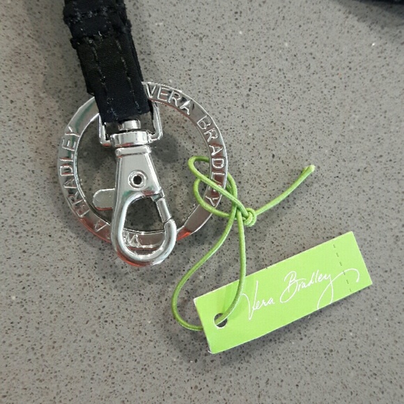 Vera Bradley Lanyard Classic Black NWT - Picture 2 of 2