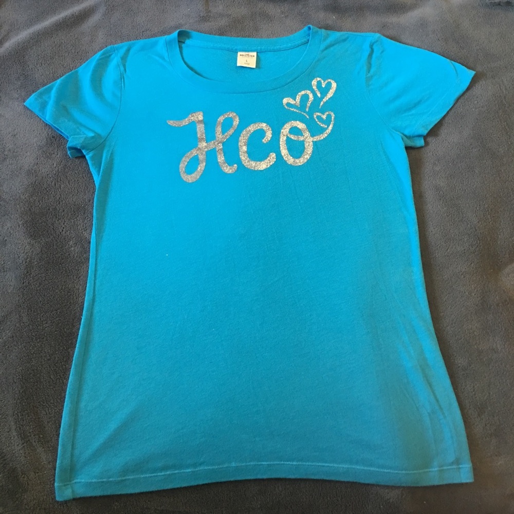 Hollister Glitter Blue Shirt