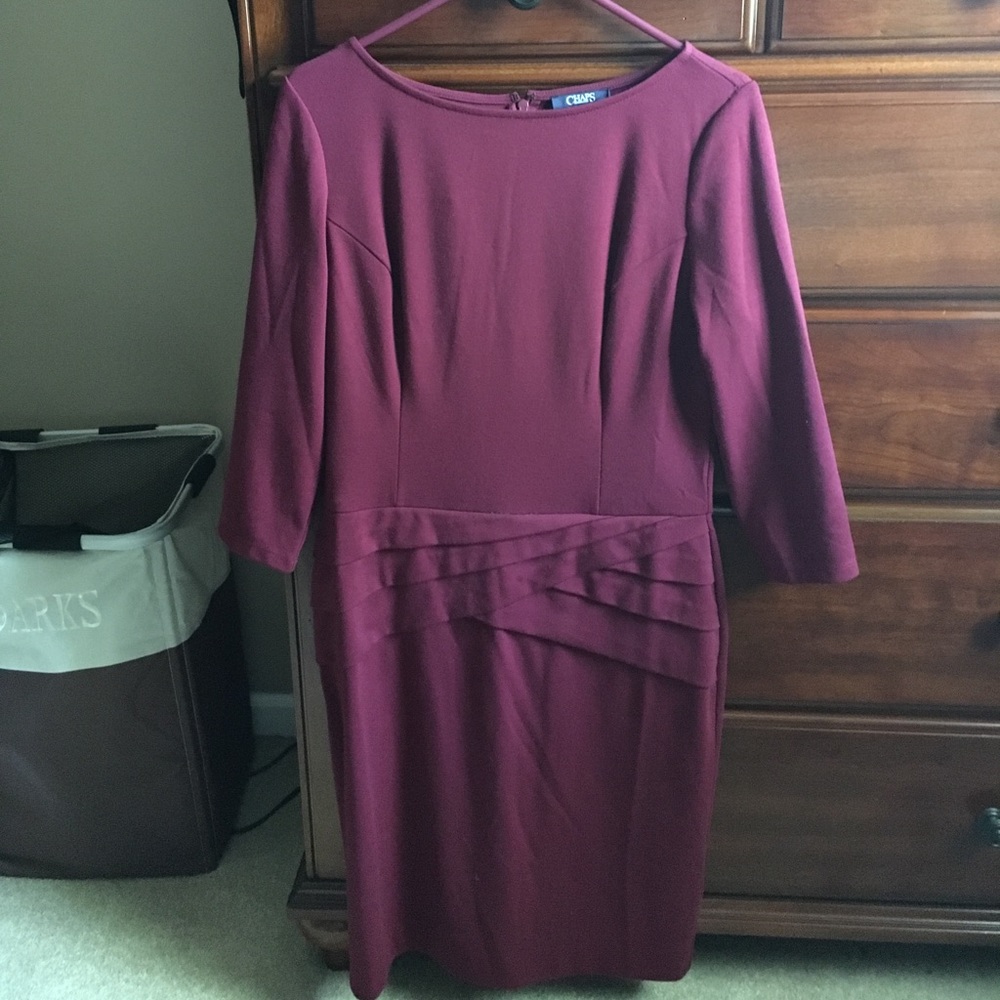 Wine Red Dress