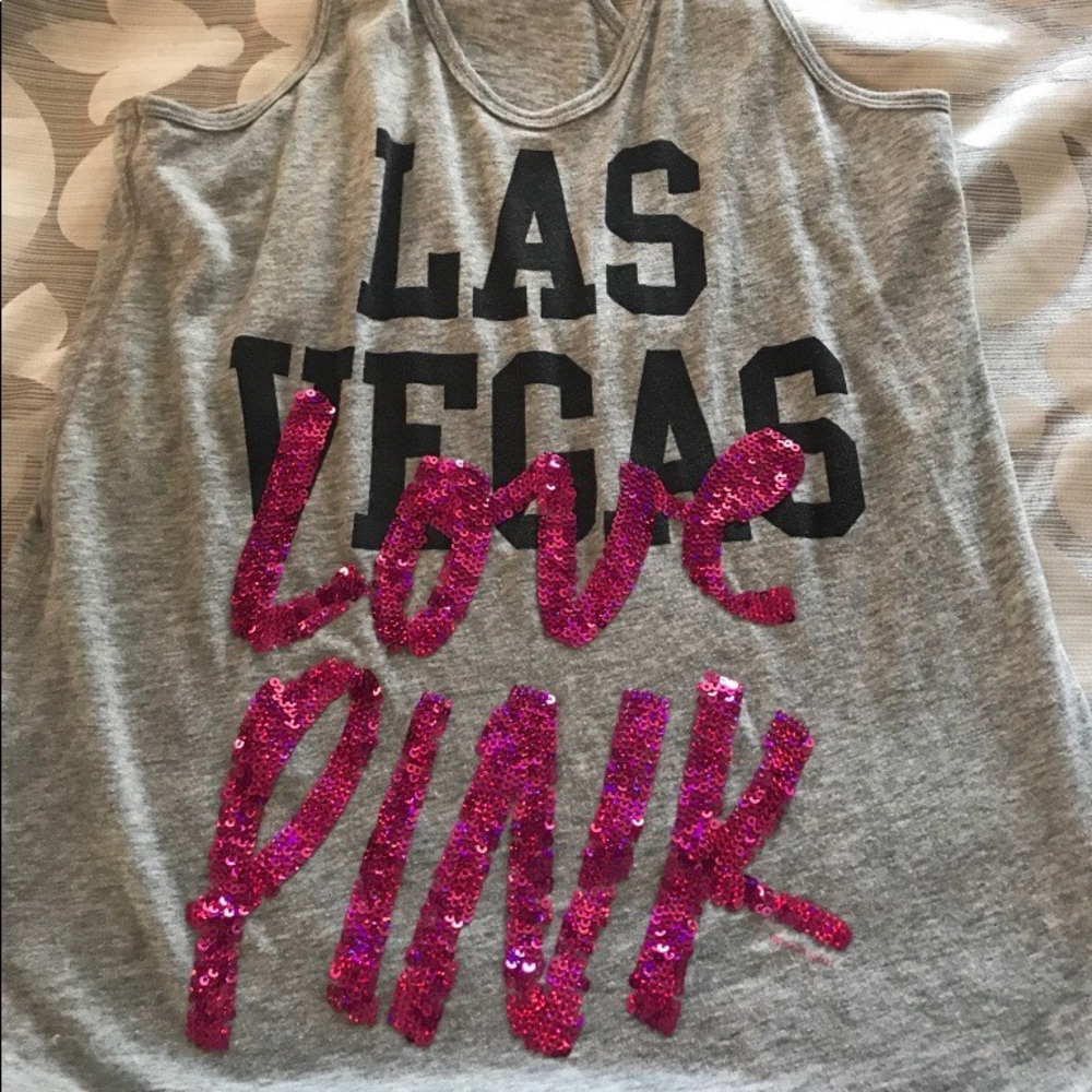 Victoria's Secret Pink Las Vegas Bling Tank