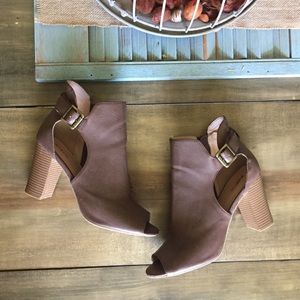 || Just Fab || Peep Toe Booties || Just Fab || Peep Toe Booties